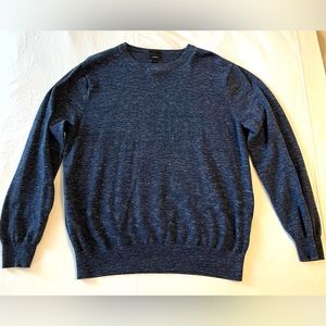 J. Crew Mens Navy Cotton Crew Neck Sweater Size  XLarge